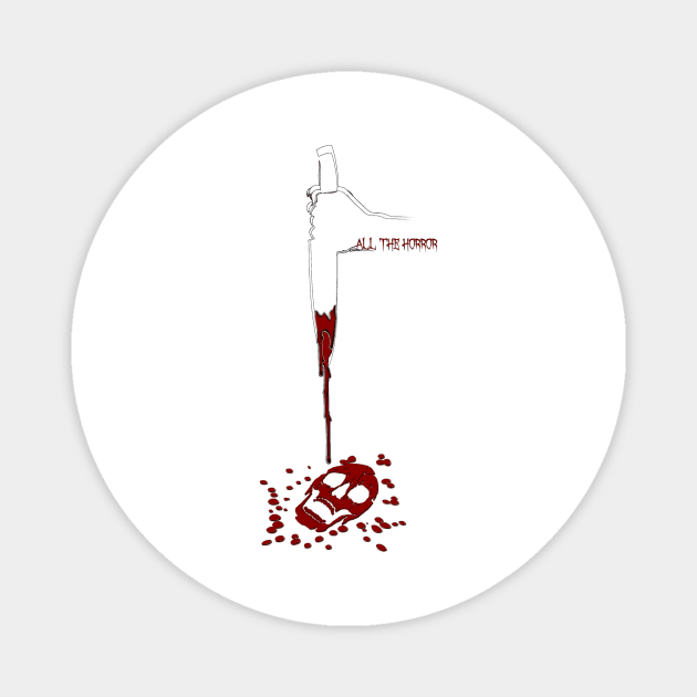 All The Horror - Knife Logo Magnet by All The Horror